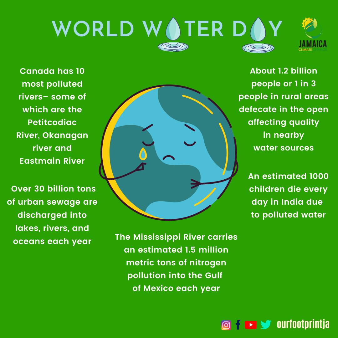OurFootprintJA_'s tweet image. Water pollution is not only affecting Jamaica. 
It affects places like India too, where an estimated 1000 children die every day due to polluted water 😔

All across the globe, we have a #WaterPollutionProblem! 
How do you plan to help to fix it?

#WorldWaterDay2021