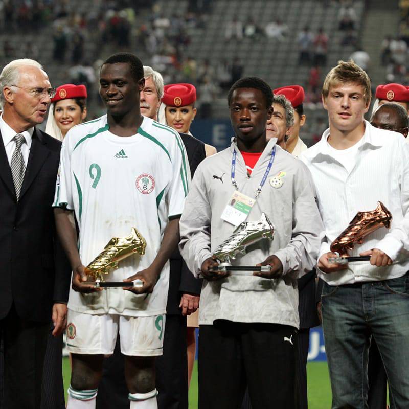 Golden Boot and Golden Ball award winners from the 2007 U20 World