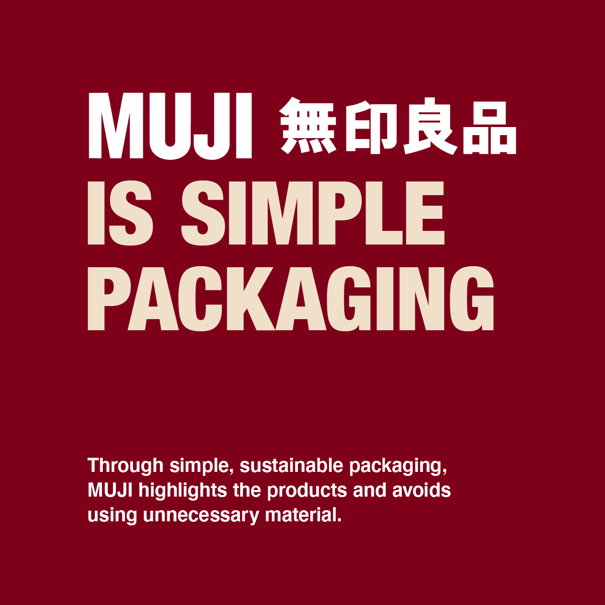 Mujicanada's tweet photo. MUJI is simple packaging.
At the heart of MUJI is simplicity, which is echoed in our product packaging. In the past year, MUJI has also made shifts to incorporate paper packaging, replacing plastic covers and boxes.
#muji #mujicanada #simplepackaging https://t.co/DkGvNE2BOO