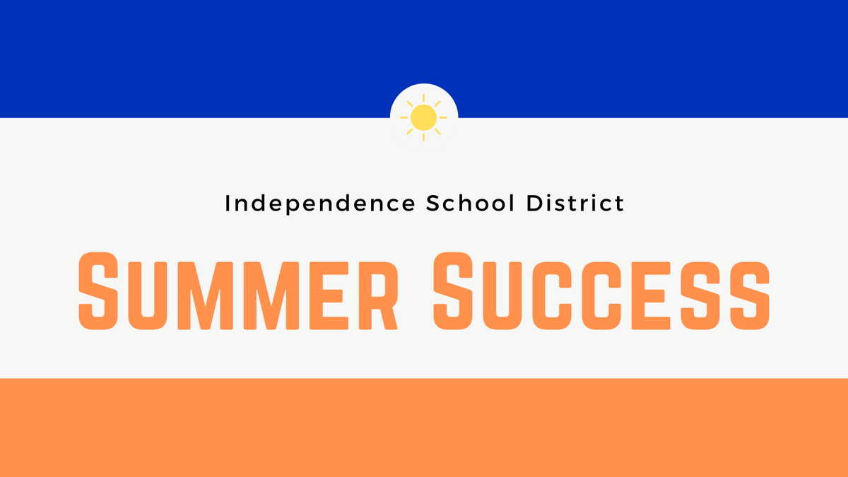 ISDSchools's tweet photo. Online registration for Summer Success in the ISD is now open at https://t.co/QUwQHEUjjN. K-12 Summer Success is in-person only. Space is limited this year so please register your student now if you want to secure a spot. Please call 816-521-5508 with any questions. #isdstrong https://t.co/4084uQQJN8