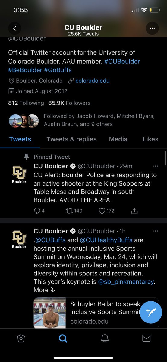 funky_medina's tweet photo. Students need some explanation for the egregious mismanagement of the safety of the student body. NATIONAL NEWS had covered the scene 30 MINUTES before the school issued any announcement. @CUBarstool @CUBoulder @cuboulderalerts https://t.co/68aK0p4p5t