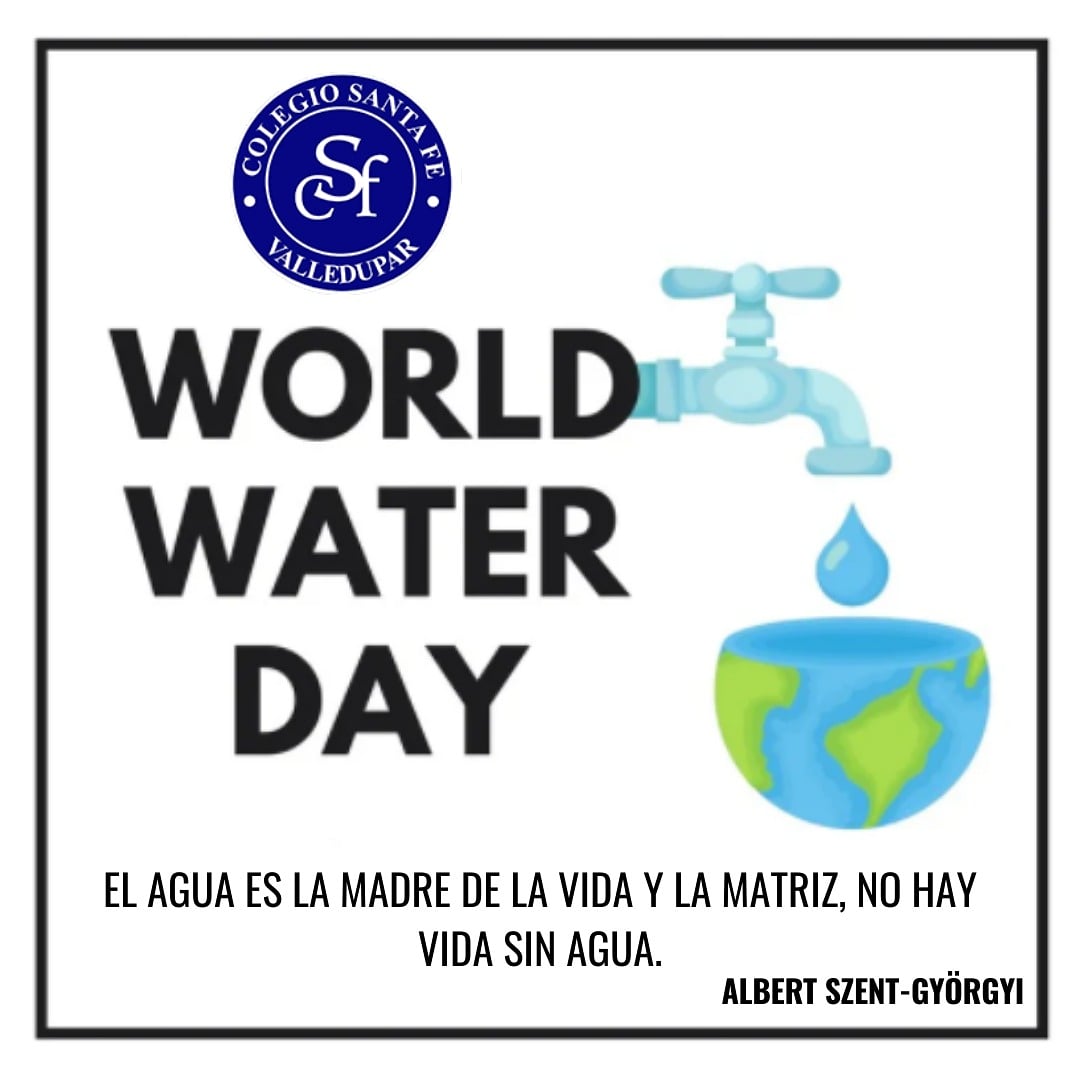 ColSantaFe15's tweet photo. Hoy celebramos la fuente misma de la vida: el agua.
#Excelenciaeducativa #Díadelagua #Colsafe2021 #Cuidarelagua https://t.co/yTt1gphzao