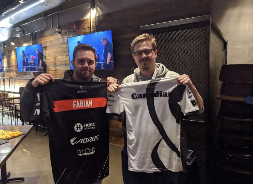 interrovite's tweet image. Just found this picture on my camera roll of @BroCanadian and @FabianHallsten, weird how someone started to cut onions in my house at the same time huh? 😢