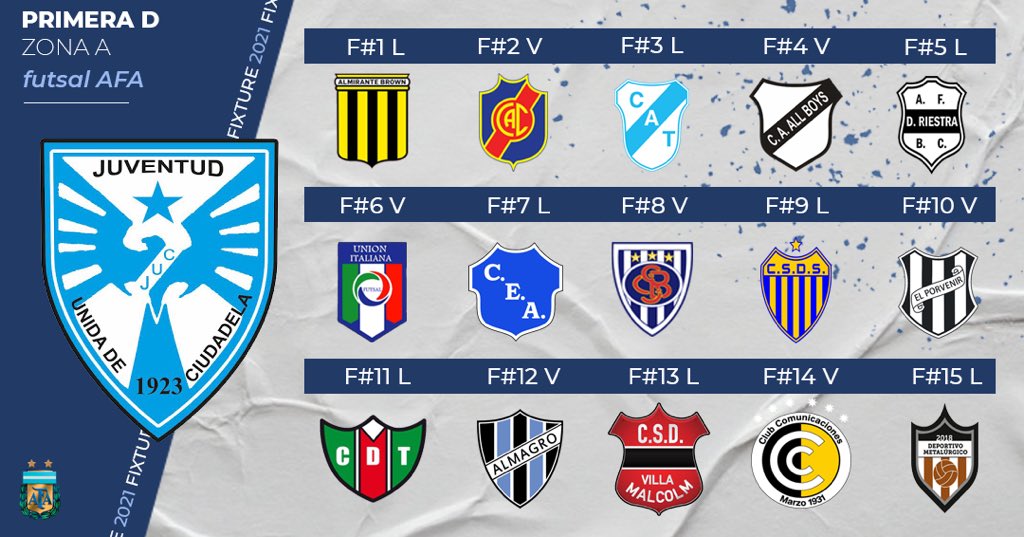 Fixture 2021🙌🏽 
Nuevo año, nueva ilusión 💙
#VamosJuve