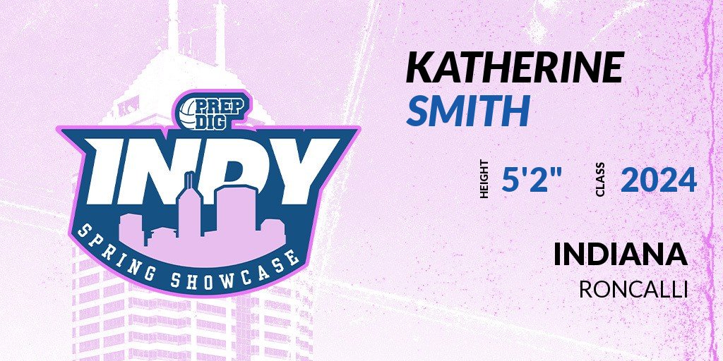PrepDigIN's tweet photo. Welcome Class of 2024 Katherine Smith (@KatieSm65560819) of Roncalli HS to the @PrepDigIN Indy Spring Showcase @ Southwest Pavilion. 

🔥🏐 #PDIndySpringShowcase 🏐🔥

Register NOW! 👇 https://t.co/P2wDzpLmwM https://t.co/YFds2eGaHW