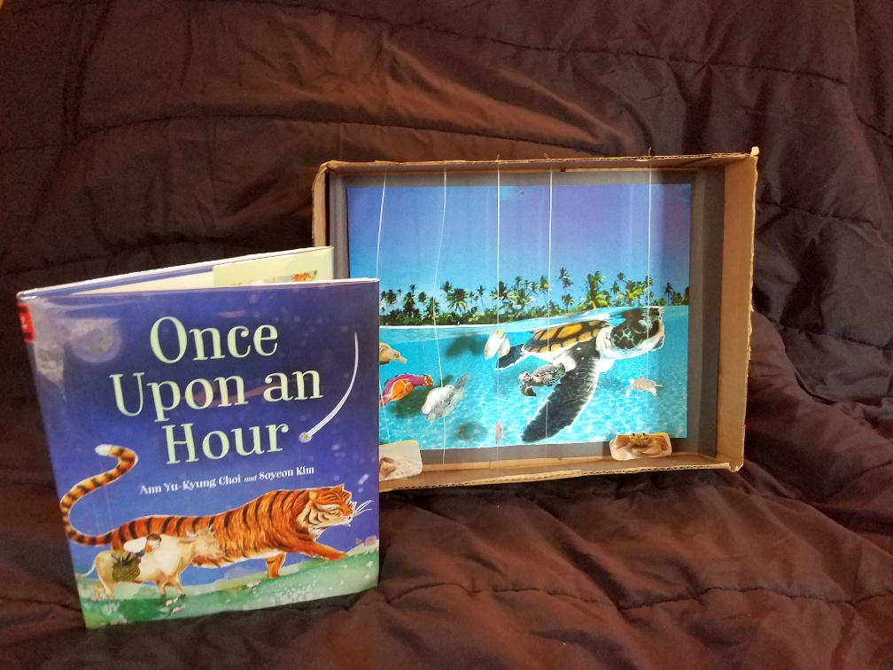 OzunaLibrary's tweet photo. Wednesday, March 24    5:00 – 7:00 pm.
Enjoy the story Once Upon an Hour by Ann Yu-Kyung Choi and illustrated by Soyeon Kim. Then create your own diorama.  Pre-register here:  https://t.co/gtHxUULMYU
#asianlitforkids #StopAsianHate @annykchoi  @soyeonis https://t.co/KGuRupV8Gh