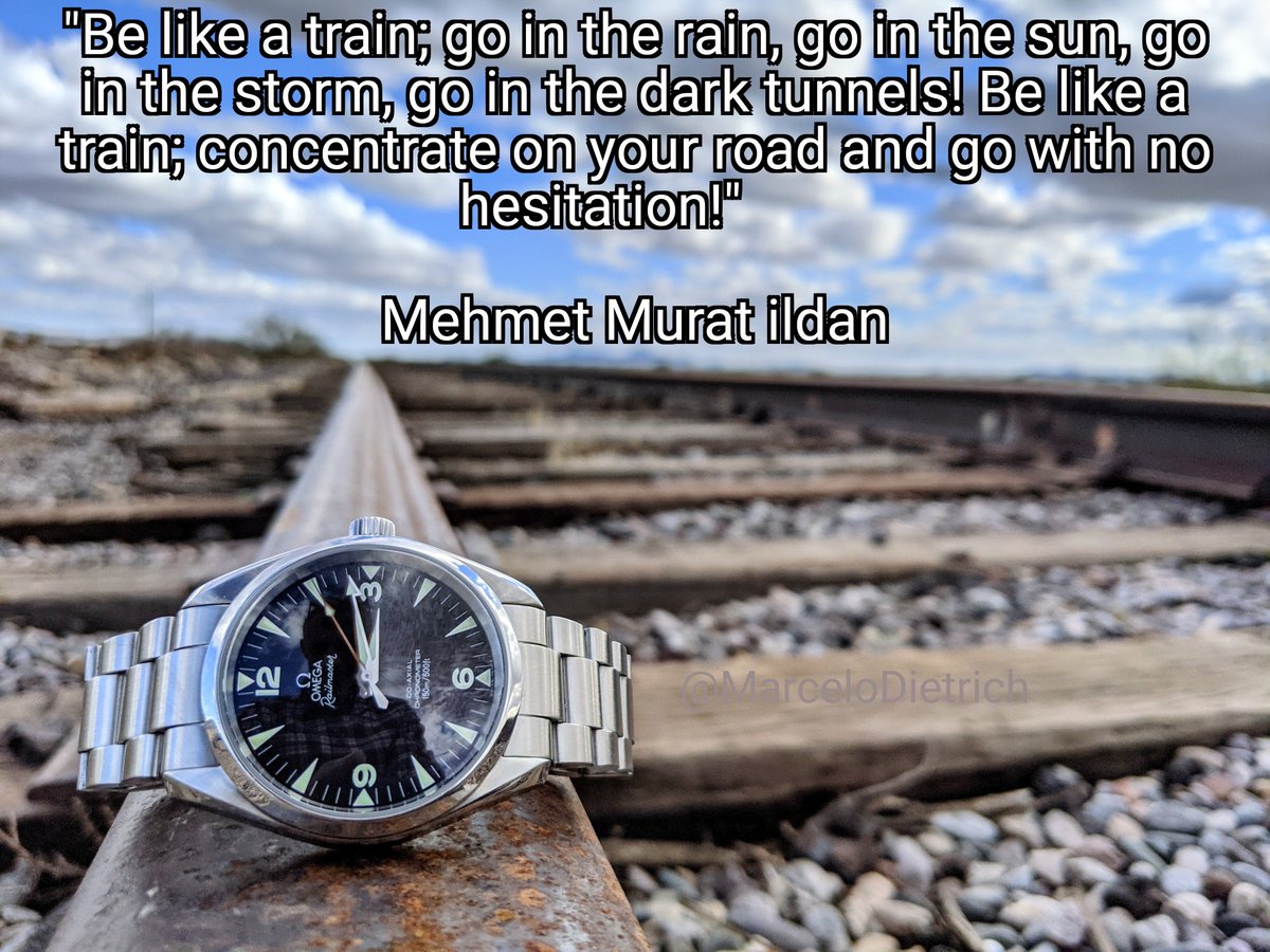MarceloDietrich's tweet photo. "Be like a train…"
@omegawatches
#OmegaRailmaster
#Omega #Railmaster
#OmegaWatch #OmegaWatches https://t.co/PVX6ZRVsXR