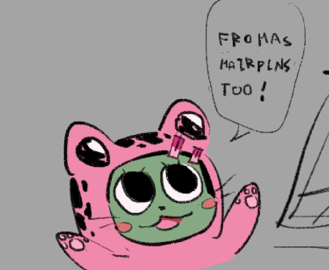 weiskursh's tweet image. I drew multiple sabertooth doodles but can't finish them until tomorrow &amp;lt;/3 here's Frosch from one of them tho