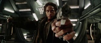 TheJayGiles's tweet photo. Let’s remember that Christie in Alien Resurrection came to play no games but like in all of the alien films the black guy had to die in a ridiculous way https://t.co/9Btns4P0w1