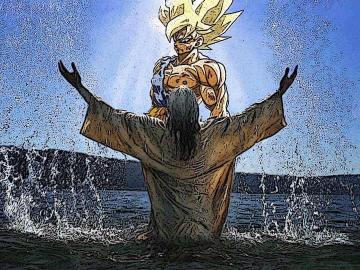 childlion0's tweet photo. Even Jesus bows to Goku
https://t.co/wAsaBP4d8B #NFT #NFTdrop #NFTs #nftcollector #NFTCommunity #nftart #NFTartist #Goku #DBZ #DragonBall https://t.co/uUq8b3u4e2