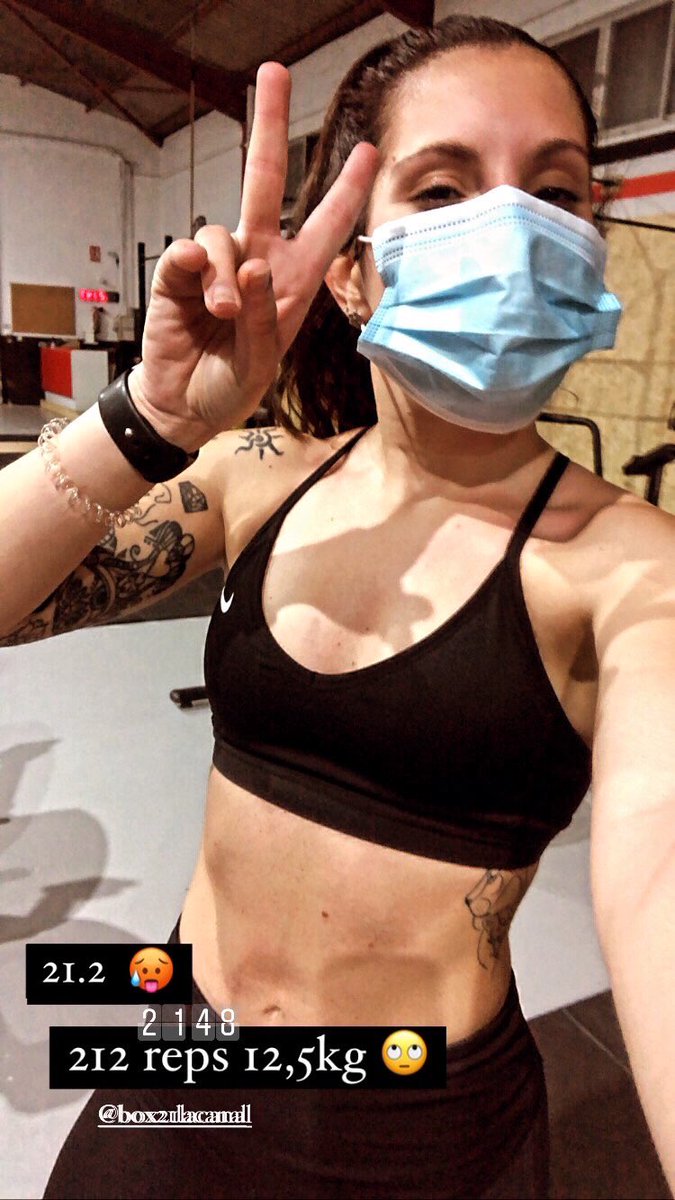 Irene97eng's tweet photo. Poco a poco superándome a mi misma😋💪🏽 #CrossFitOpen #crossfitgames #open21.2 https://t.co/gArdEku4id