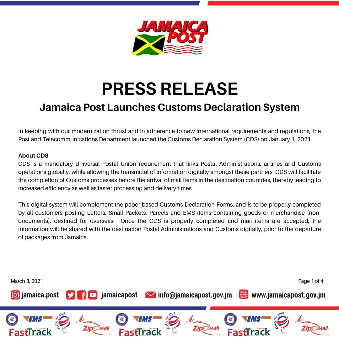 Jamaica Customs Regulations