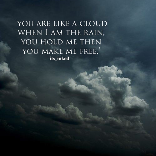 Ananya_021's tweet photo. 'you are like a cloud when I am the rain,
you hold me then you make me free.'
#WritingCommnunity #poetry #writer #quotes #love #Writers https://t.co/A7LTI2A2b2