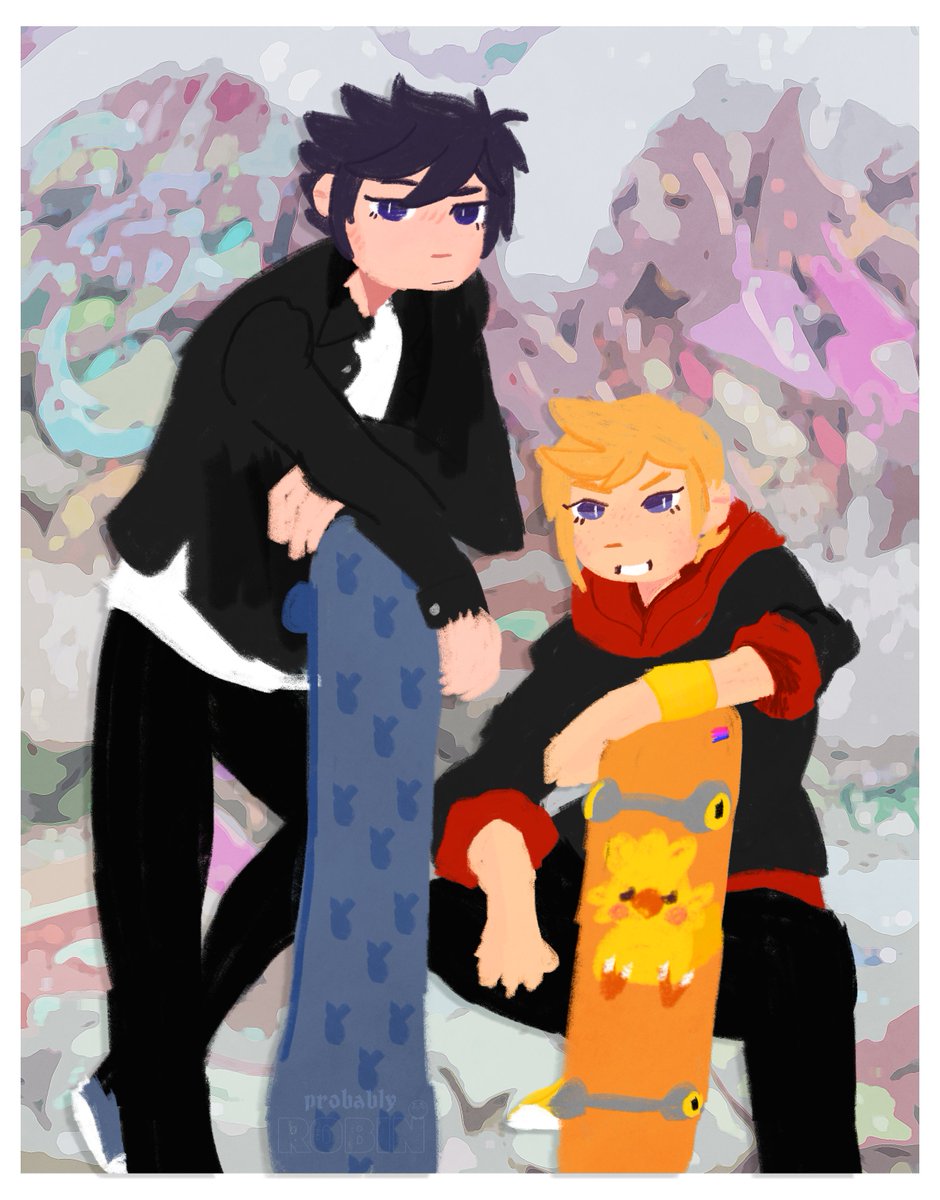 probablyrobin_'s tweet photo. uhhh my hand slipped
everyone say hello to sk8 promptis and goodbye to any free time i had today ✌️

#ffxv #promptoargentum #noctisluciscaelum https://t.co/omFHm2adsY