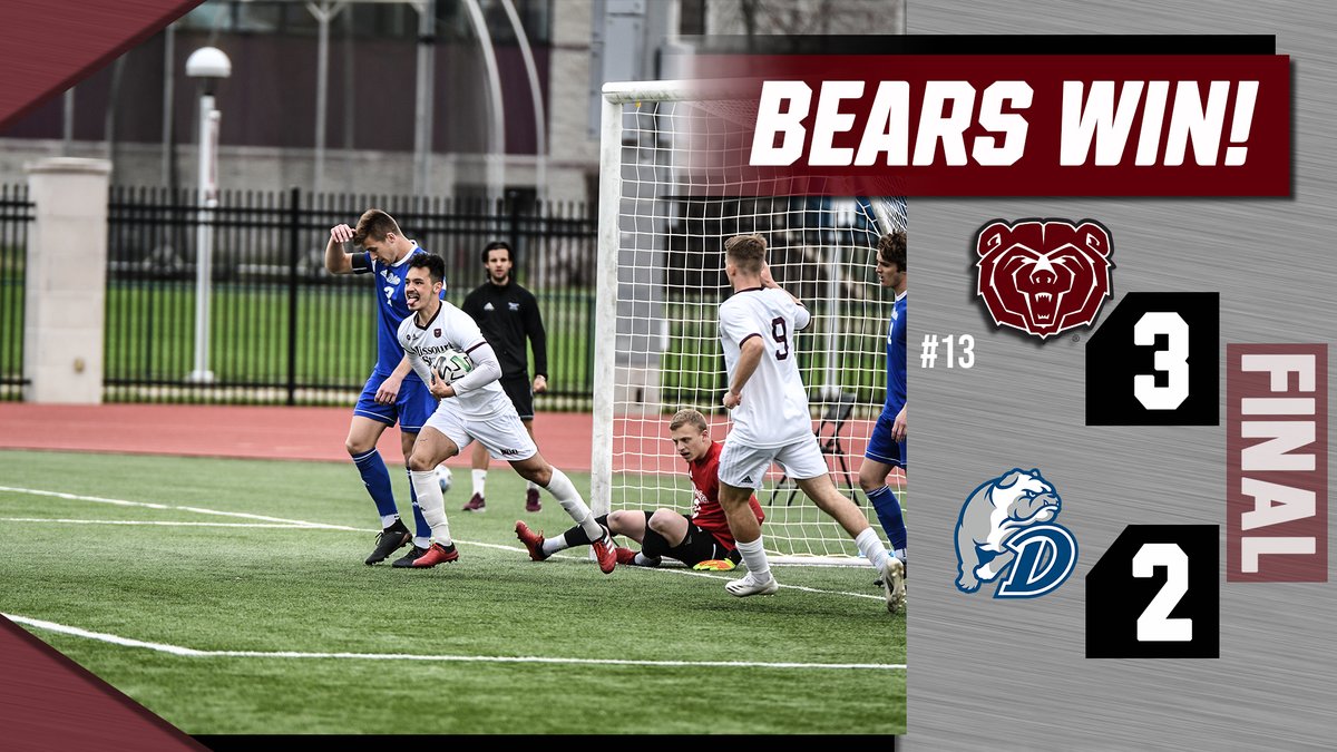 MoStateMSOC's tweet photo. BEARS WIN!!

MSU advances to 6-0 on the season and 5-0 in MVC play. https://t.co/Kf4YehZVX8