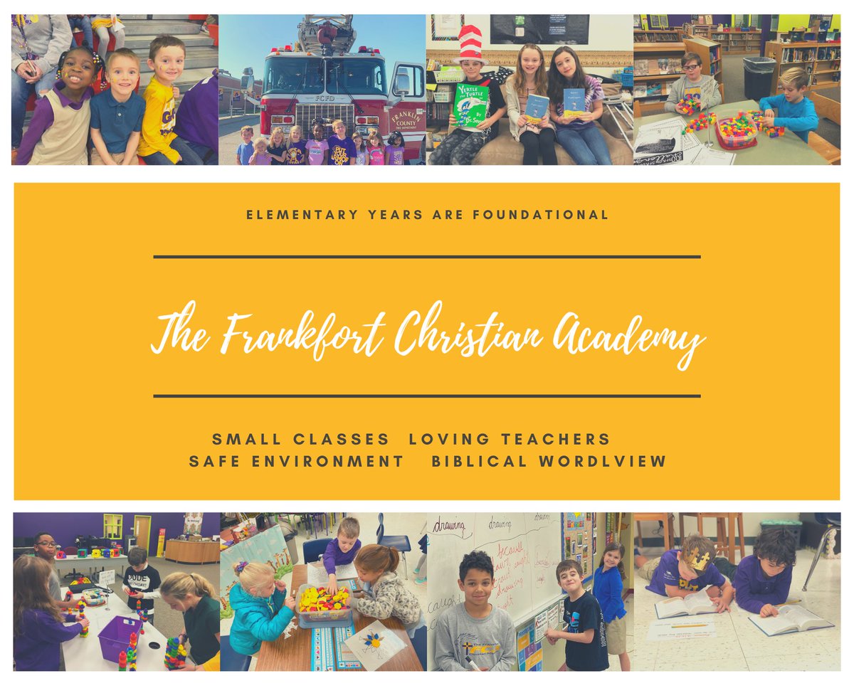 TFCARoyals's tweet photo. Elementary years are so foundational to a students’ academic, social, emotional and spiritual growth.  Come see how TFCA could be the perfect place for your child to learn and grow!  Contact admissions@mytfca.org for more info and to schedule a tour today. https://t.co/MUTIOPh6TZ