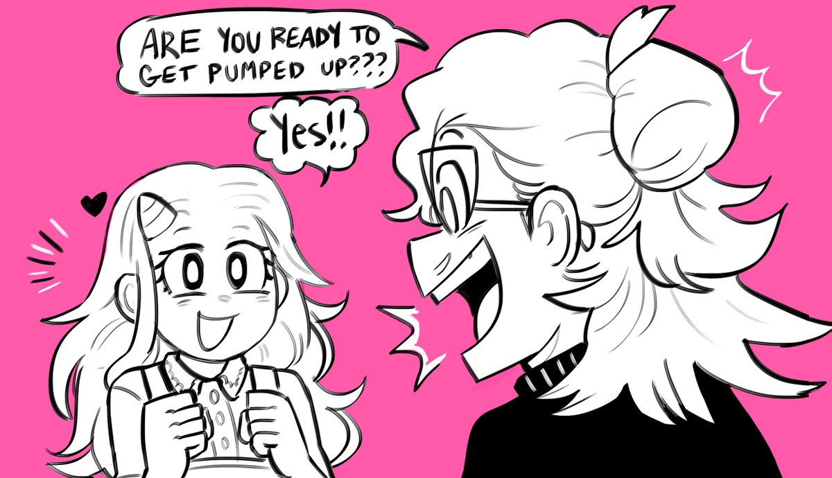 present mic and eri, being adorable as usual 