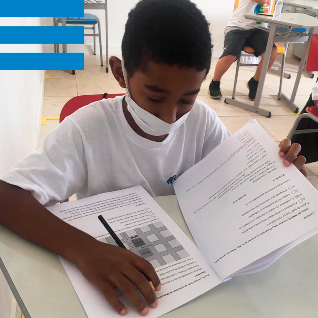 IEurofarma's tweet photo. Estudantes do Matéria-Prima do I.E. participaram de avaliação #MarcoZero, voltada para as áreas de língua portuguesa e matemática. A avaliação ocorreu na primeira semana de março, antes de pararmos as atividades presenciais. #educaçãotransforma #Institutourofarma https://t.co/7at9NccHQi