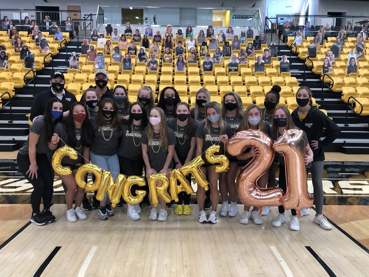 Towson_GYM's tweet photo. Gymnastics Heads to Regionals https://t.co/5WUITHZ28J https://t.co/RpEnzvQsUZ