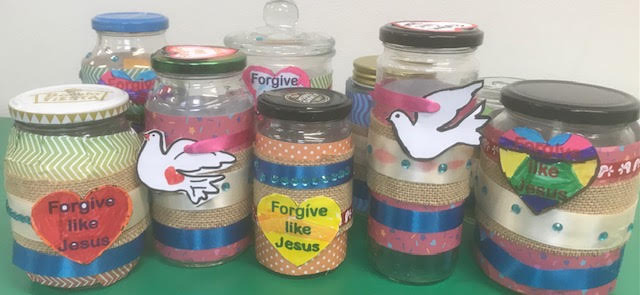 SydCathSchools's tweet photo. i4Give: The focus for Lent for St Joseph the Worker Catholic Primary School Auburn South is Forgiveness. 🙏

Each class has received a “Forgiveness Prayer Jar” for their class prayer space.

#Lent2021 https://t.co/qAYBJtOf8H