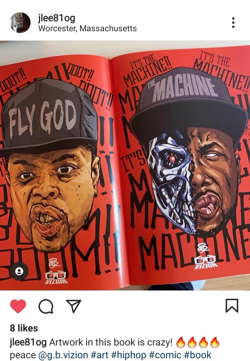 GR_COMIC's tweet photo. Dope, orders still coming thru!! Appreciate it! If you haven't copped one ....peep the link 
👉🏽  https://t.co/xbsd1lJOg3
#westidegunn #conwaythemachine 
#giftrevolver #artbook https://t.co/7LacTOITmD