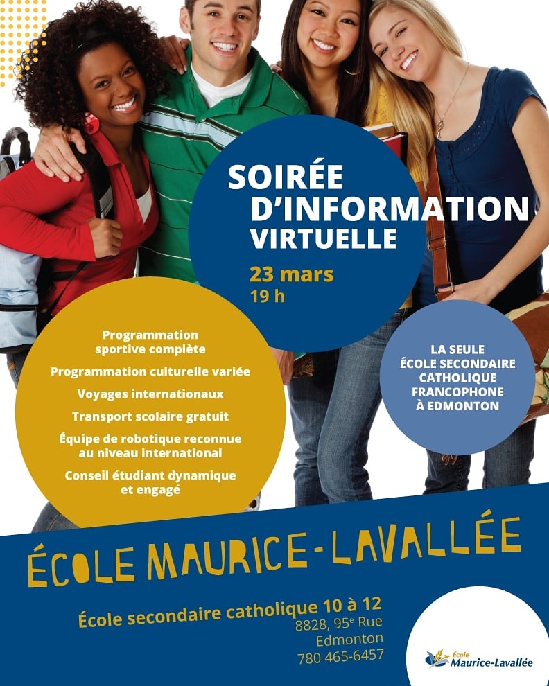 C'est demain la SOIRÉE D'INFORMATION VIRTUELLE de l'école MAURICE-LAVALLÉE.
Vous souhaitez participer, cliquez sur: forms.gle/rer8rN2yoe12to…