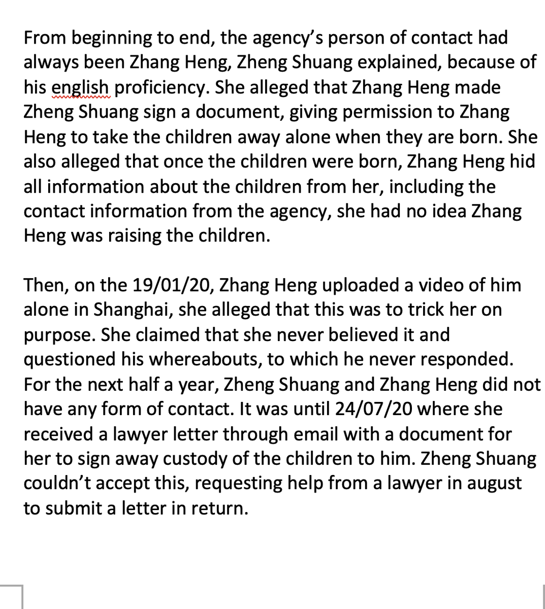 Lykelee171's tweet photo. Also, this was written with the reporter's point of view too, not mine. 
#ZhengShuang #ZhangHeng #郑爽 #张恒 https://t.co/oUrTb3TVob