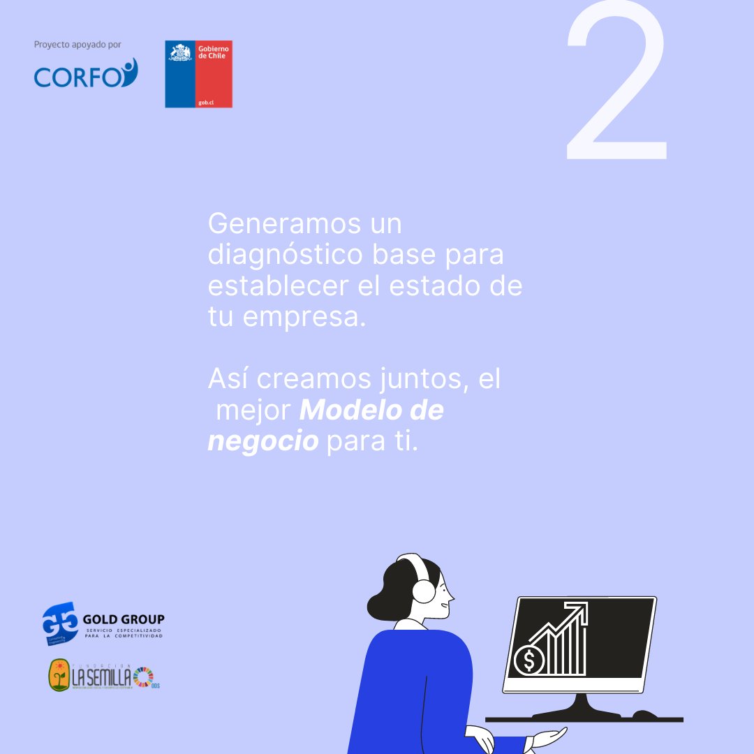 GoldGroupChile2's tweet photo. 📣 Si tienes una micro o pequeña empresa en las regiones de Atacama o Antofagasta, y necesitas reactivar tus ventas, te invitamos a participar de este programa de Corfo.
🖥️ Inscripciones hasta el 26 de marzo⬇️
https://t.co/qaRWMdQ3z9

@CorfoAntofa @CorfoAtacama @fundlasemilla https://t.co/GKszNZYOoz