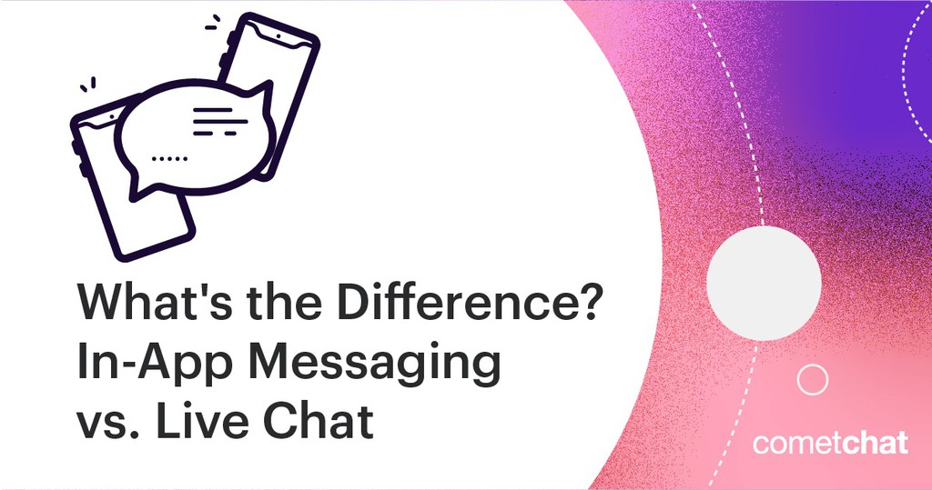 CometChat's tweet image. Definitions, Use cases, Features, Providers: We dive into clear all the confusion once and for all! 

Read the full article: Live Chat vs In-app Messaging: What&apos;s the Difference?
▸ g.cometchat.com/3sorkK4

#ChatWidget #LiveChatVSInAppChat #ChatSDK #ChatAPI #CometChat