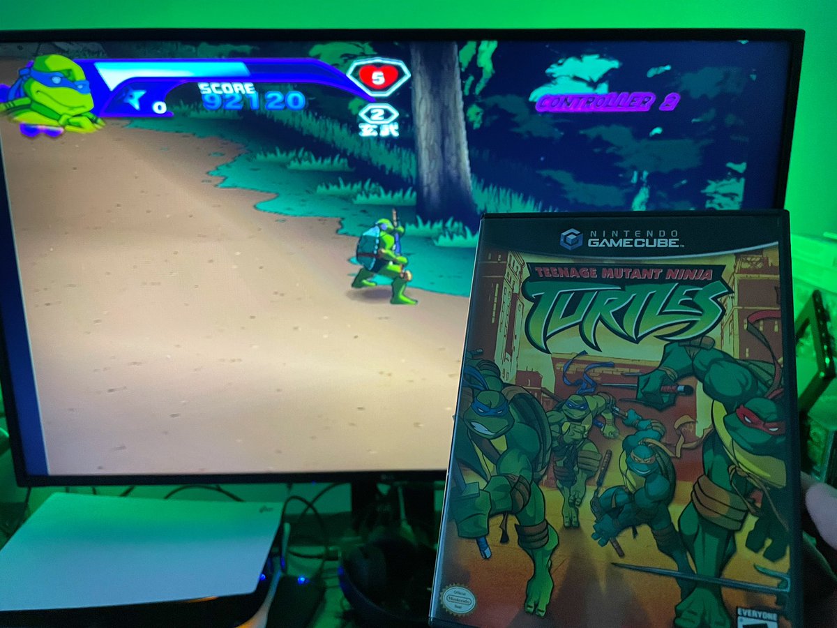 Since TMNT Shredder’s Revenge was announced recently, felt it was appropriate to post this for #MondayCubed. Put a ton of time into this game back in the day and still have a lot of fun playing it. #TMNT #NinjaTurtles #GameCube