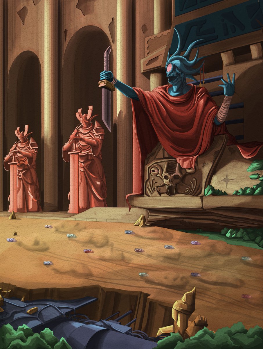 My latest piece now available on @withFND !
"Race at Daggers Valley" - Reserve price 0.7 ETH

foundation.app/richardmelics/…

#cryptoartist #NFTartist #nftcollector #withFND #NFTCommunity #cryptoart