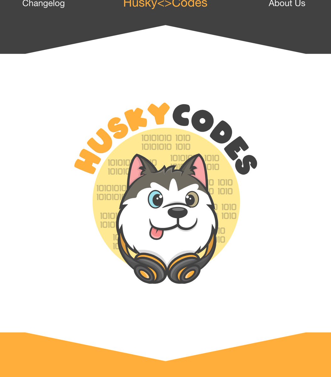 Published first version of the HuskyCodes website, check it out huskycodes.com 😍 #huskycodes #aurorareach