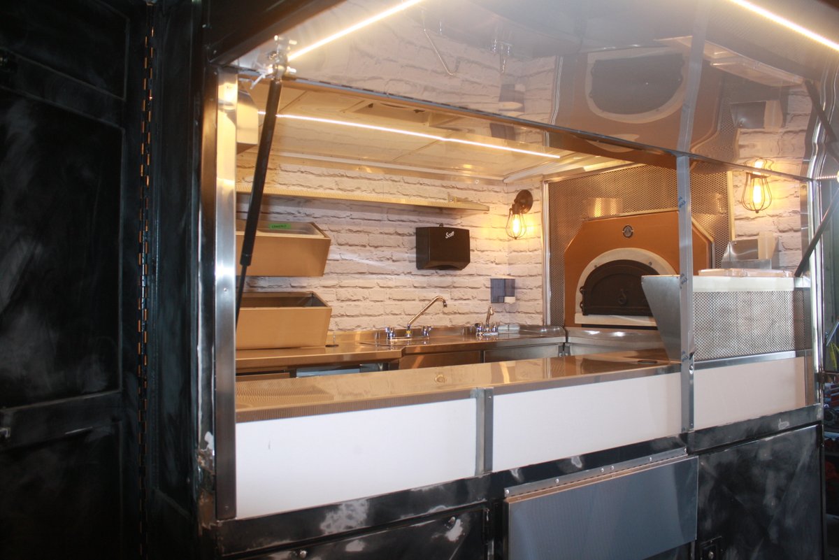 Another Apollo build is heading home.  This one to Rod and Stacey on Salt Spring Island.  Make sure you look for them serving up Handmade, Gourmet Pizza in their wood fired brick oven.  The exterior will take on a different look when graphics are applied but you wont mistake it