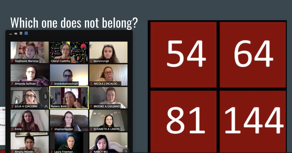 CherylCuddihy's tweet image. Always a pleasure to have the #AMathZing @pamela_brett join students @RutgersGSE to discuss best practices in mathematics instruction. Thank you for spending time with us! #CRA #NumberTalks #3ActMathTasks #Subitizing #TiledArea @gfletchy @ddmeyer @BuildMathMinds  @SteveWyborney