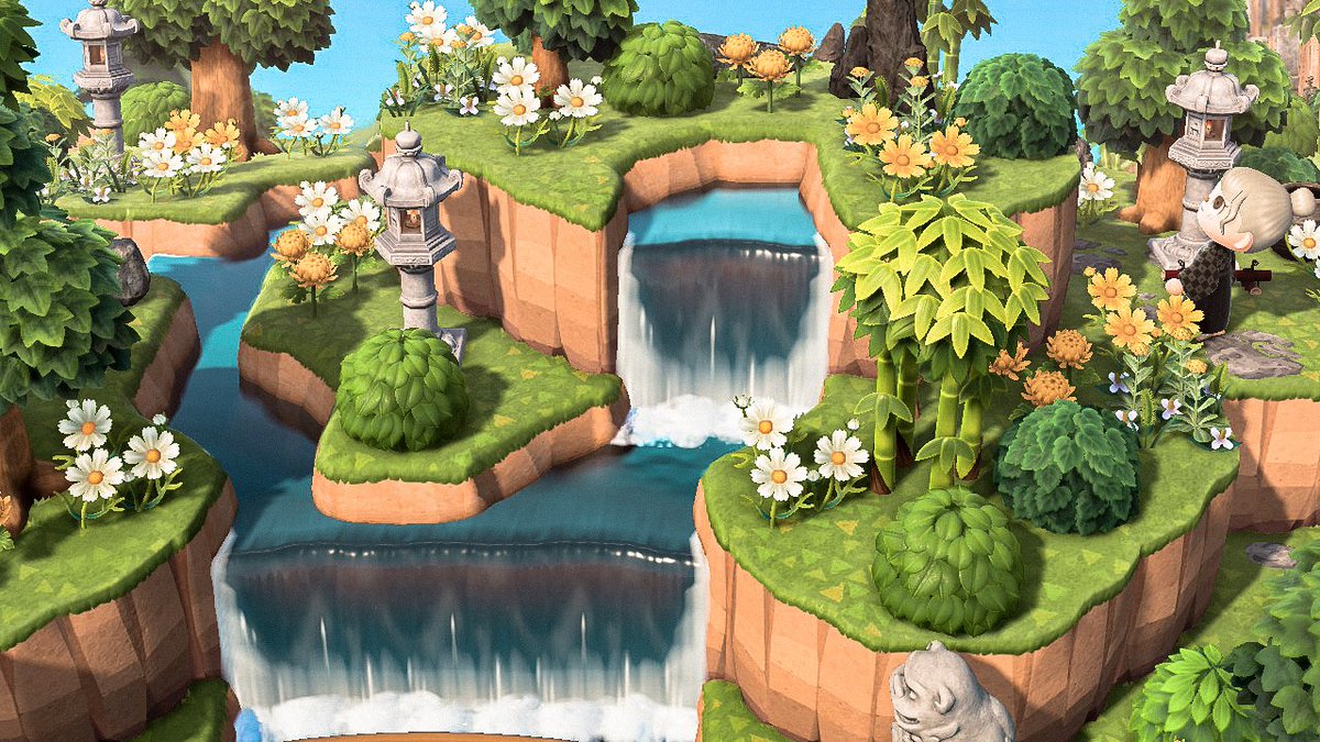 crossingani_'s tweet photo. First post! 🌼 just some waterfall action for ya ❤
#ACNH #ACNHDesigns #acnhinspo #ACNHDesign https://t.co/HJ8IRqguPs