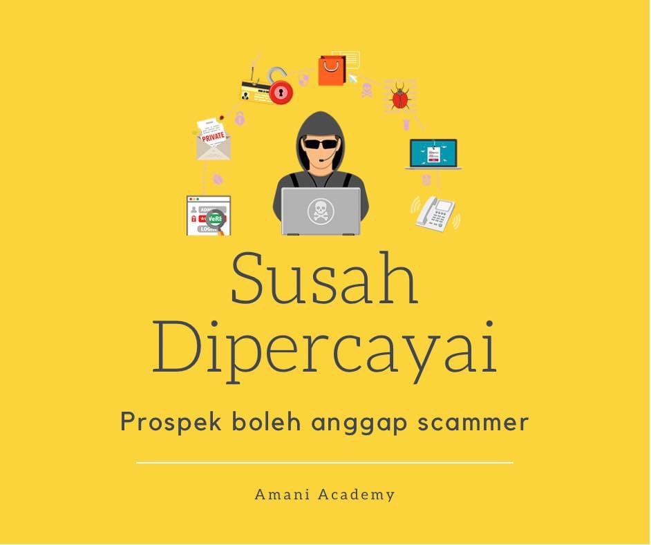 AmaniAcademy's tweet photo. Prospek akan sangat berhati-hati berurusniaga dengan anda https://t.co/Ubwo5erB0Y