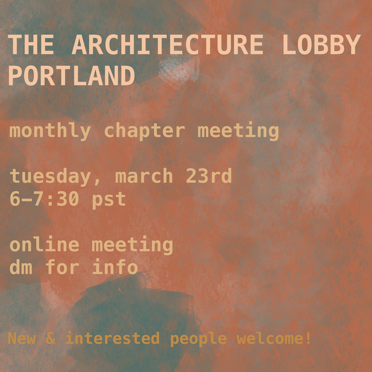 The Architecture Lobby Portland tweet media