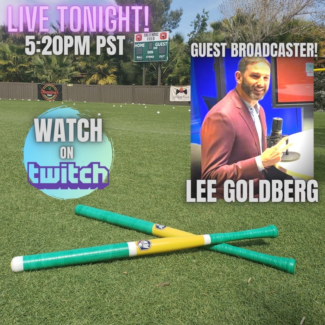 Lee Goldberg joins us in the booth tonight as a special guest broadcaster for all of tonight's PLW Games!