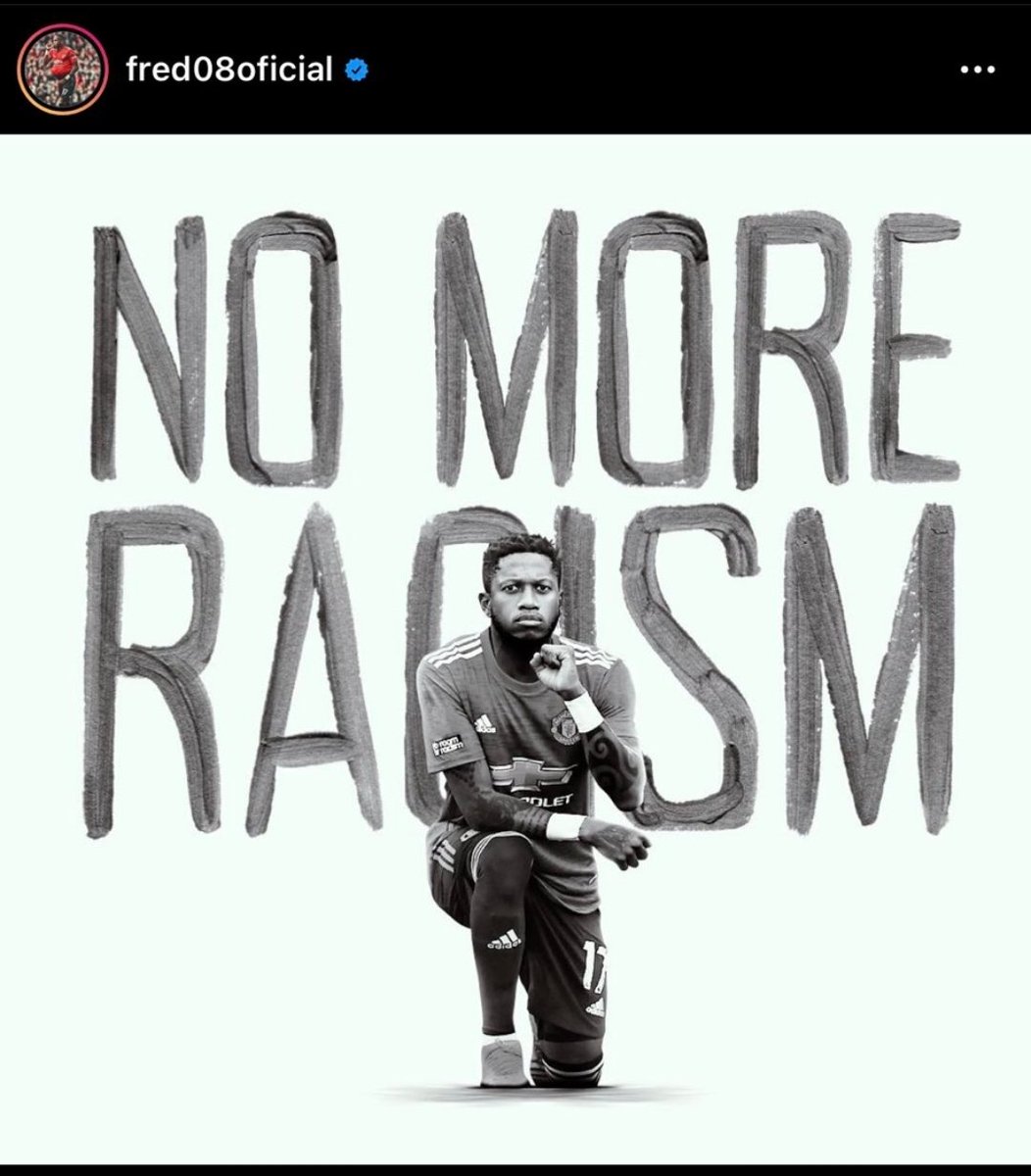 b35ty's tweet photo. #WeStandWithFred 👊 #NoToRacism https://t.co/z6udPNOWnM