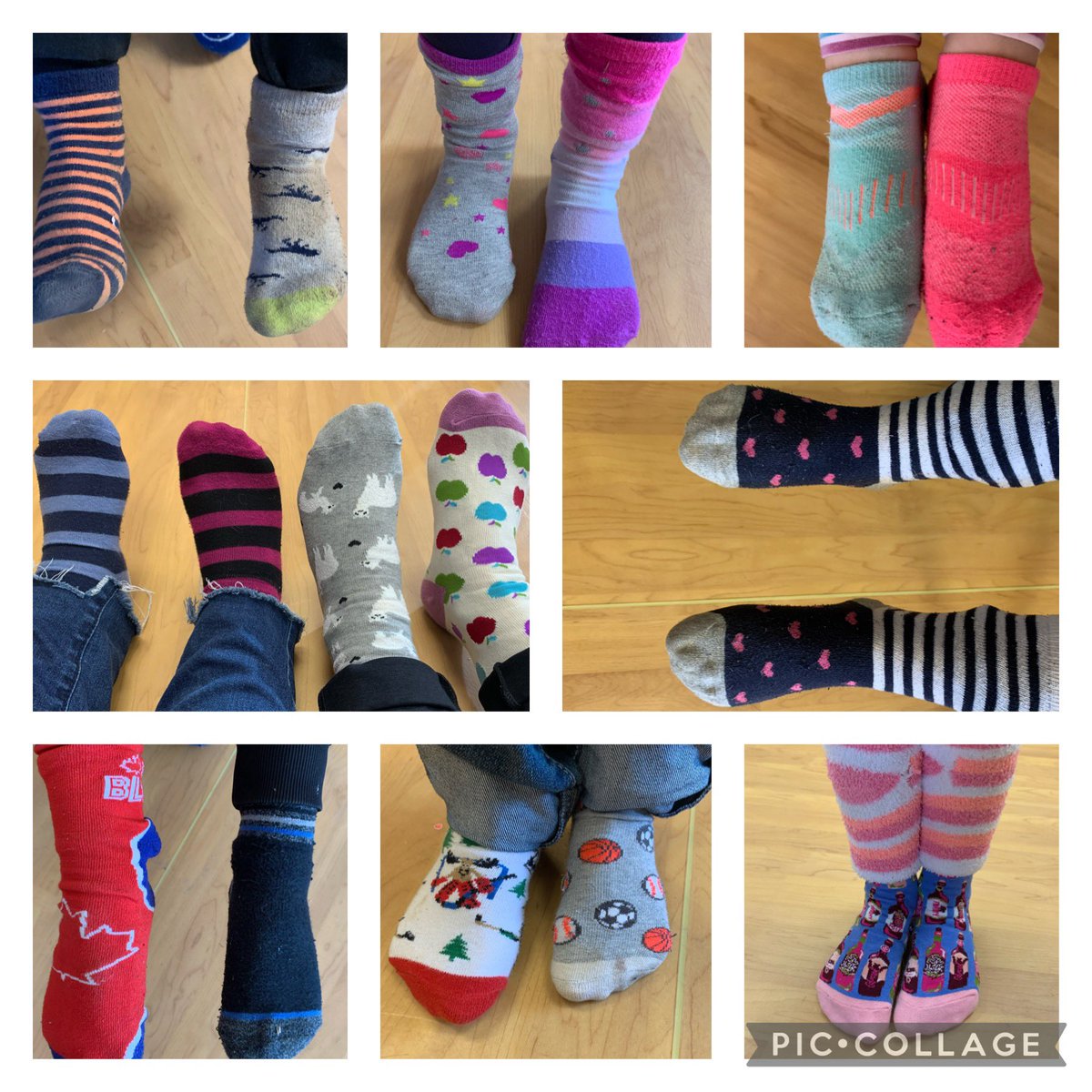 GlendaBensonSPS's tweet photo. KAB students rocking their socks today @StirlingPS ! #socks #rocking #DownSyndrome #mixmatched #somanycolours https://t.co/TxgXNTTlmR