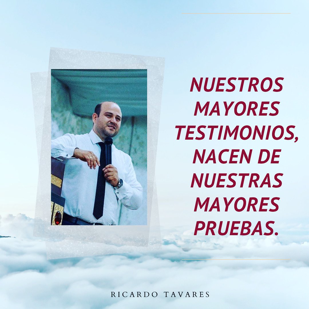 Tu prueba de hoy será tu mayor testimonio de mañana. 

Dios está en control y saldrás en victoria de esta prueba presente.