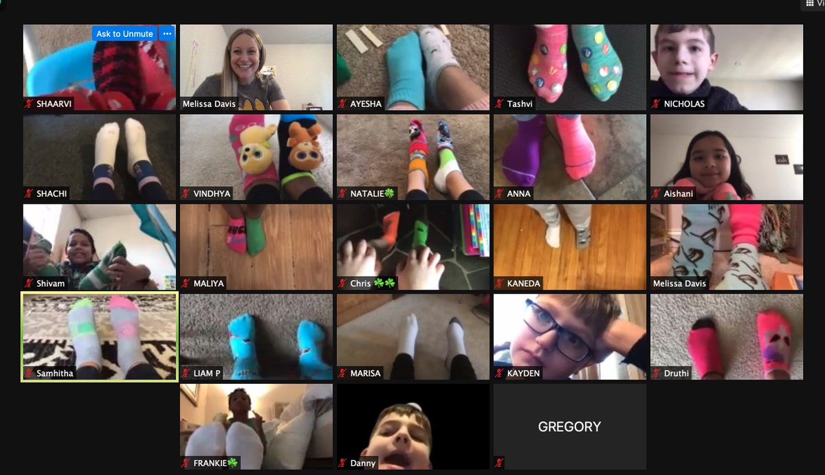 Mrs. Davis' Class Rocking our socks to celebrate World Down Syndrome Day! <a href="/BestBuddiesUM/">Upper Merion Best Buddies</a> <a href="/VA_PBIS/">Virtual Academy PBIS</a>