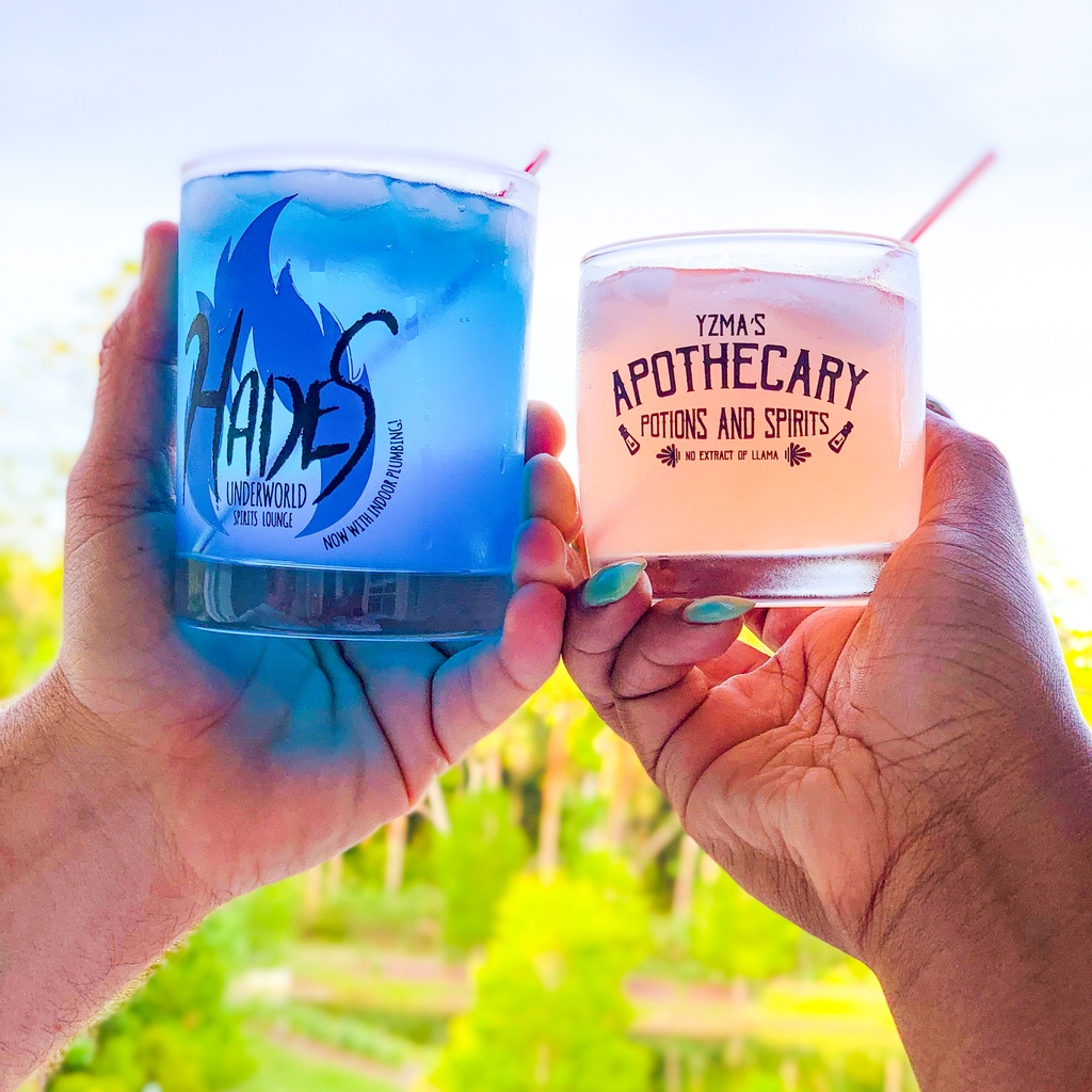 parkcandystore's tweet photo. ☀️We still have a small amount of our Yzma Apothecary glasses and our Emperors New Brew glasses available. Don’t forget about the glassware discount as well! Buy 2 and get 10% off, buy 4 and get 20% off and buy 8 and get 30% off! 

https://t.co/nz4SZasrr3 https://t.co/vX92pCiXUM