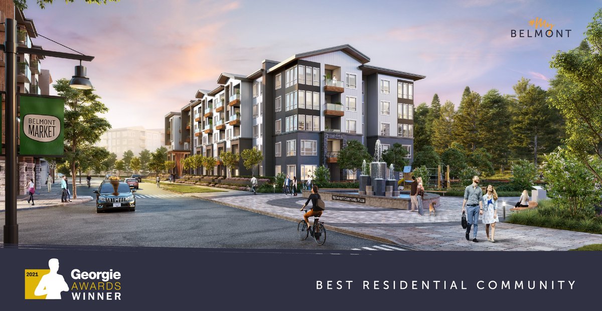 #MyBelmont has won the 2021 Georgie Award for “Best Residential Community”! Special thanks to the homeowners, tenants, and vendors that make #MyBelmont a place to call home. Thanks to the #MyBelmont team for the collective effort to build an award-winning community!