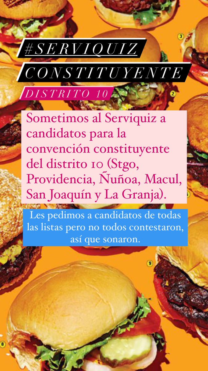 En el próximo tuit, el primer participante #ServiquizConstituyente