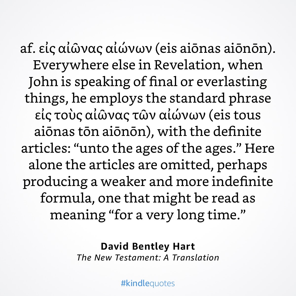 Revelations 14:11 commentary: no eternal hell! Praise God!