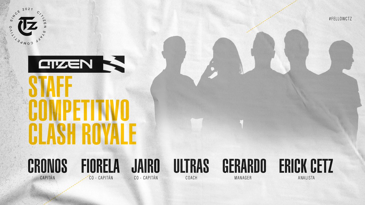 Bienvenida | Clash Royale 

Un placer para nosotros presentar y dar la bienvenida a nuestro staff de Clash Royale, personas que creemos están super capacitadas para dirigir este barco💯📌 
 
Vamos con todo #FELLOWCTZ 🎉🎉