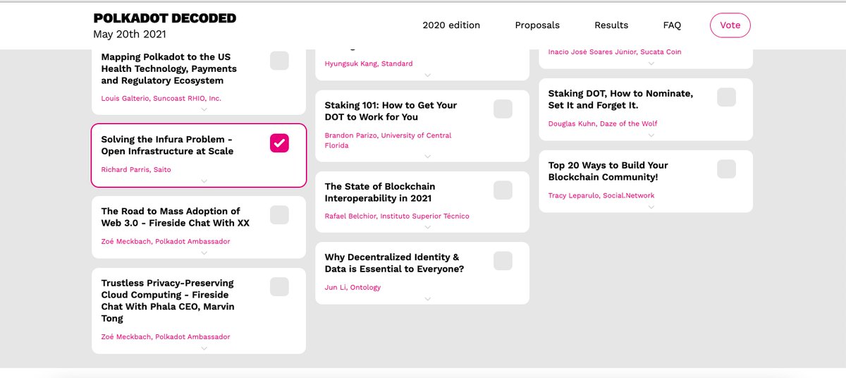 SaitoOfficial's tweet photo. Let’s vote on the @Polkadot decoded and help #SaitoOfficial join the speaker list to speak on "Solving the @infura_io  Problem" 

https://t.co/PENPQob2VW https://t.co/QCHGihpT3Q