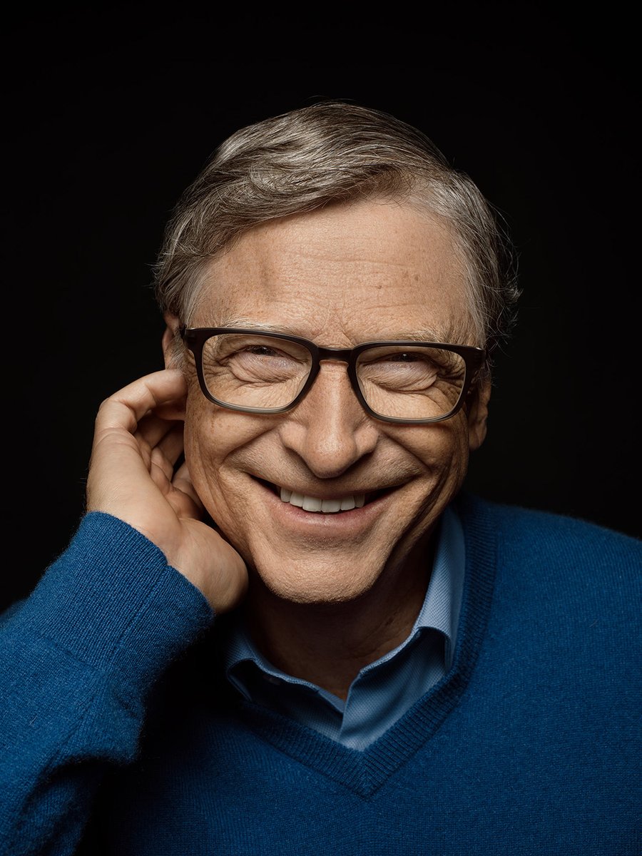 Portrait of Bill Gates from my recent shoot for <a href="/WiredUK/">WIRED UK</a>.  A lot of planning, strategy, and hard work went into this smile. It doesn't always pan out this well, but it feels especially rewarding when it does. #BillGates #portrait