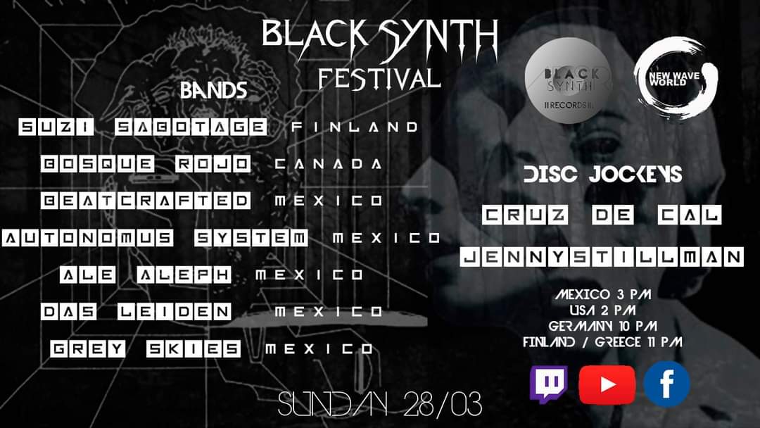 greyskies_mx's tweet photo. Próximo domingo, no se lo pierdan!!!
https://t.co/A54EAVBihm

#postpunk #synthwave #LGTWO #retrowave #facebooklive #twitch #youtube #blacksynthfestival https://t.co/Itc9cmaFZx